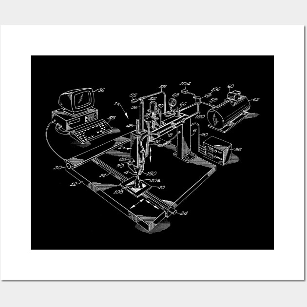 3D Printing Vintage Patent Drawing Wall Art by TheYoungDesigns